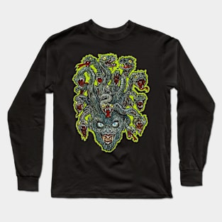 Zombie Medusa Long Sleeve T-Shirt